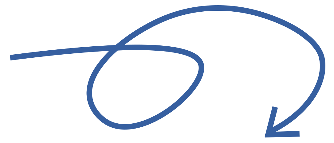 Decorative squiggle